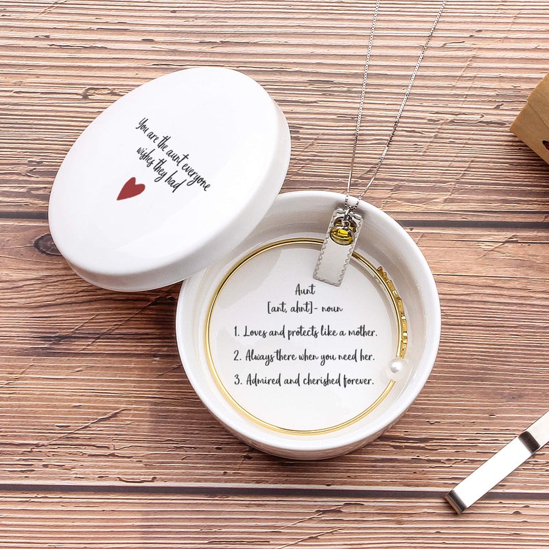 kullder Aunts Gift from Niece and Nephew, Mother's Day from Niece Nephew, Best Aunt Birthday Gift, Gifts for Aunts, Christmas Auntie Birthday Keepsake Box - You are the Aunt that Everyone Wishes They Had - Image 2